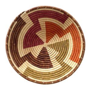 🎉HP🎉 AFRICAN RWANDAN UNITY HAND WOVEN BOWL 11.5”